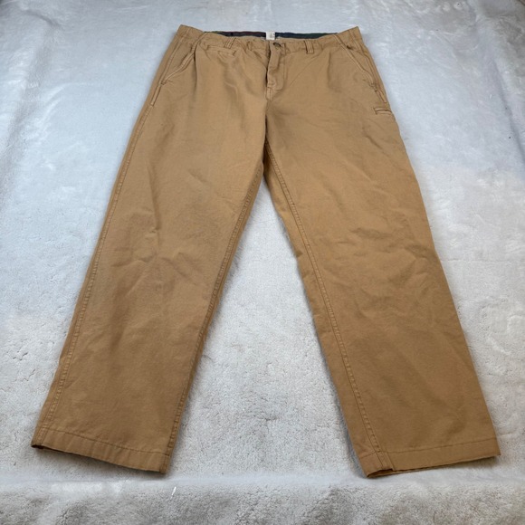 Carbon2Cobalt Other - Carbon2Cobalt Mens Tan Canvas Utility Pants Size 34 Casual Workwear